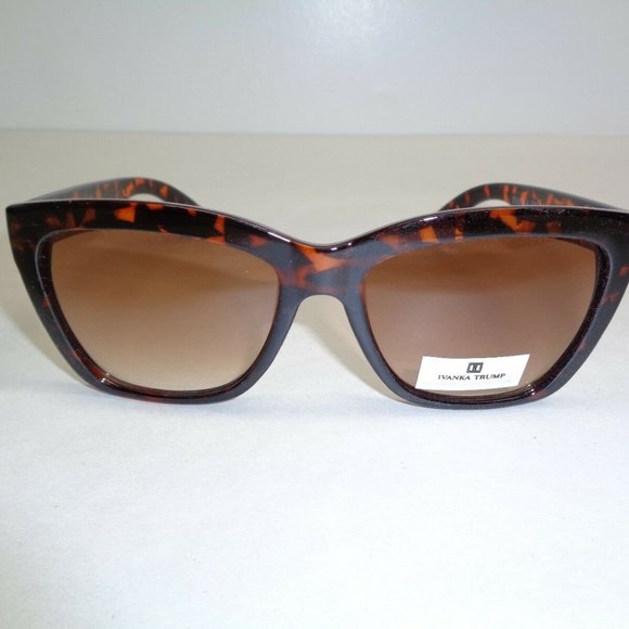Ivanka Trump Tortoise Brown New Sunglasses - Picture 3 of 8